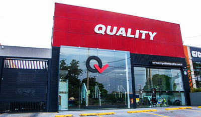 quality vidros esquadrias showroom